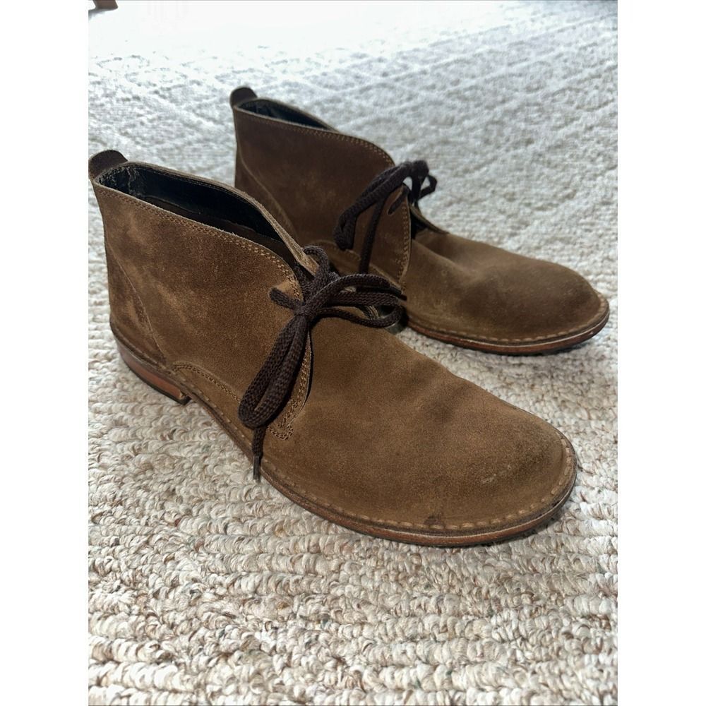Vero Cuoio Shoes Boots  Mens 9 Suede Brown Made‎ in Italy Casual Business